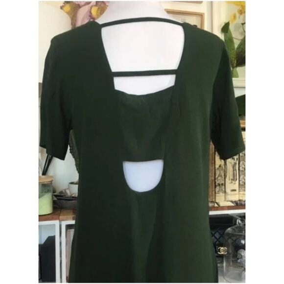 & OTHER STORIES Green Cut Out Dress 6 - Picture 2 of 11